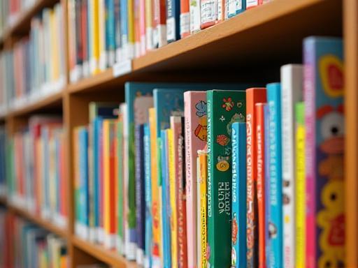 Children’s book shelf